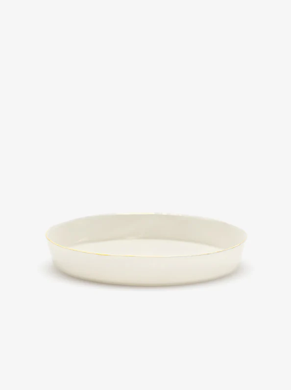 JINJIN PARIS - Golden Rim Shallow Plate