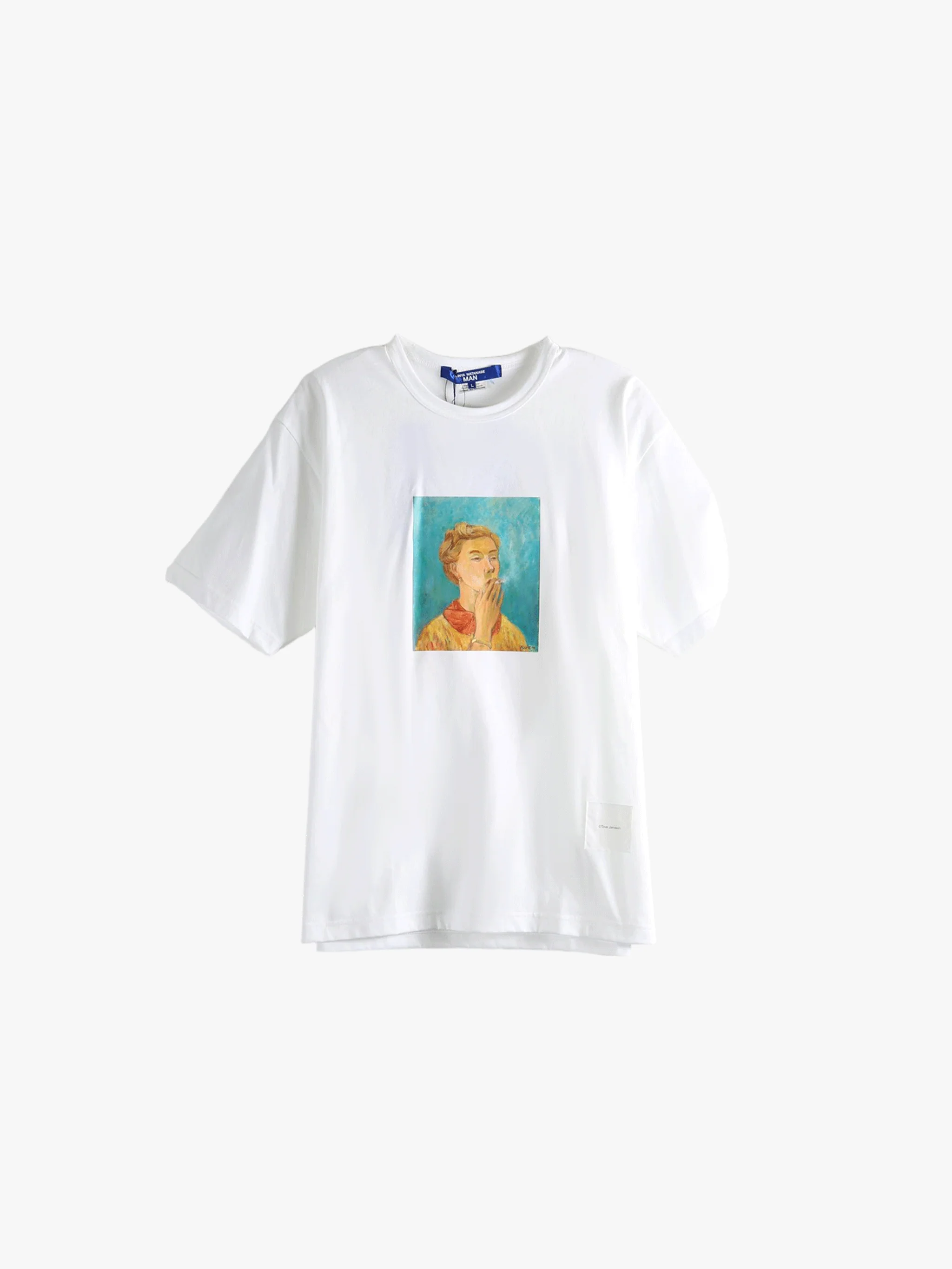 JUNYA WATANABE - Men Portrait Print T-Shirt - Image 4