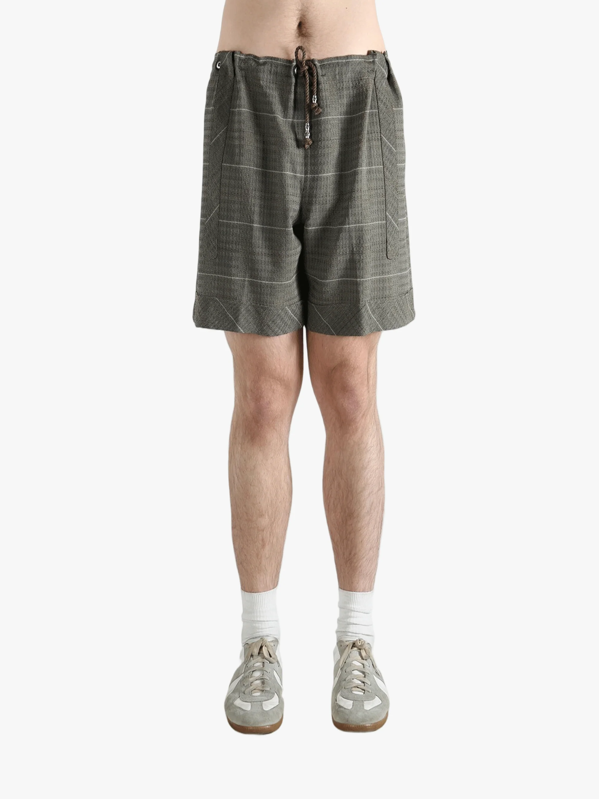 KIKO KOSTADINOV - Men Mosaic Check Kyan Shorts