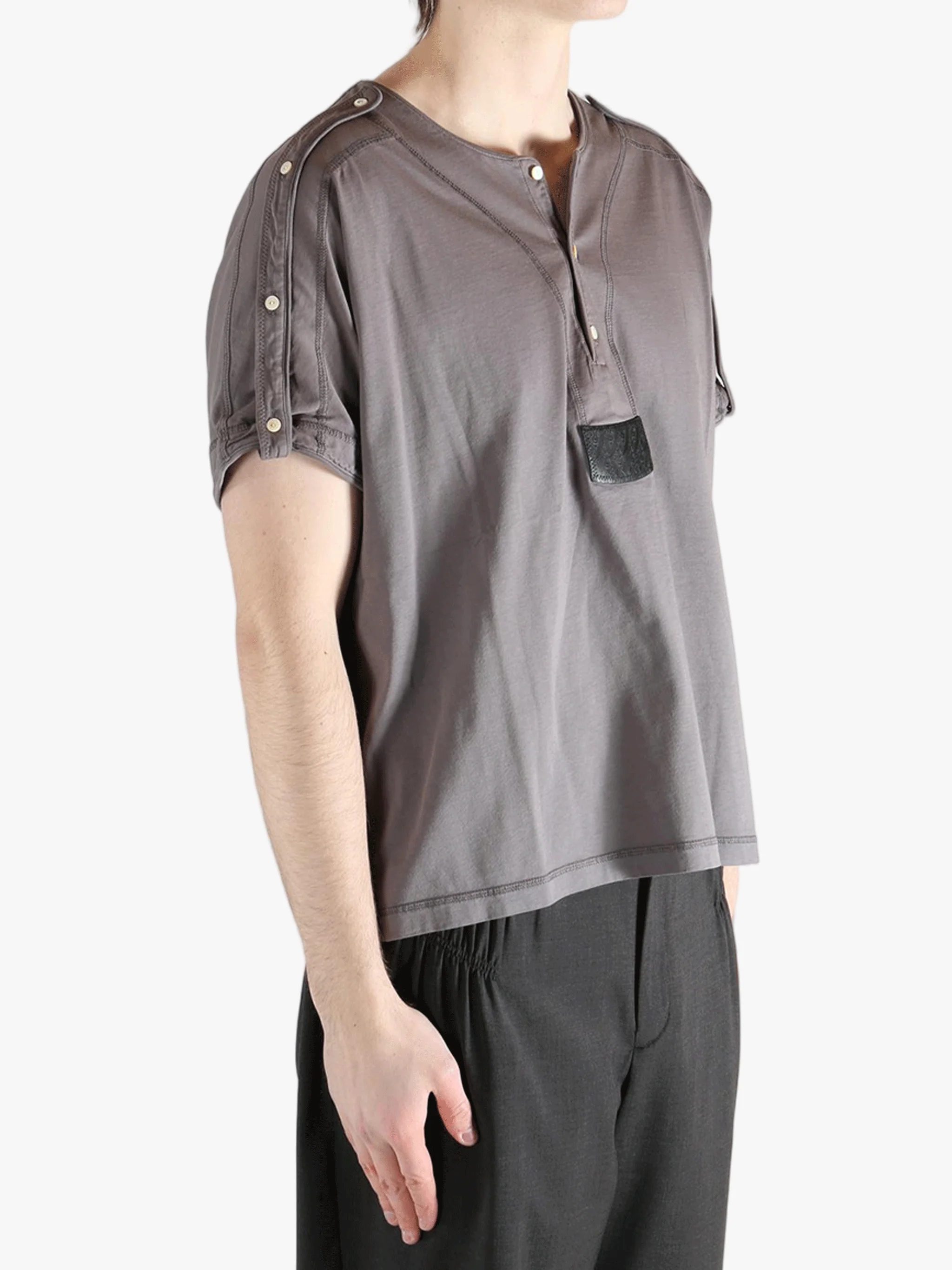 KIKO KOSTADINOV - Men Sargo Short Sleeve Henley - Image 2