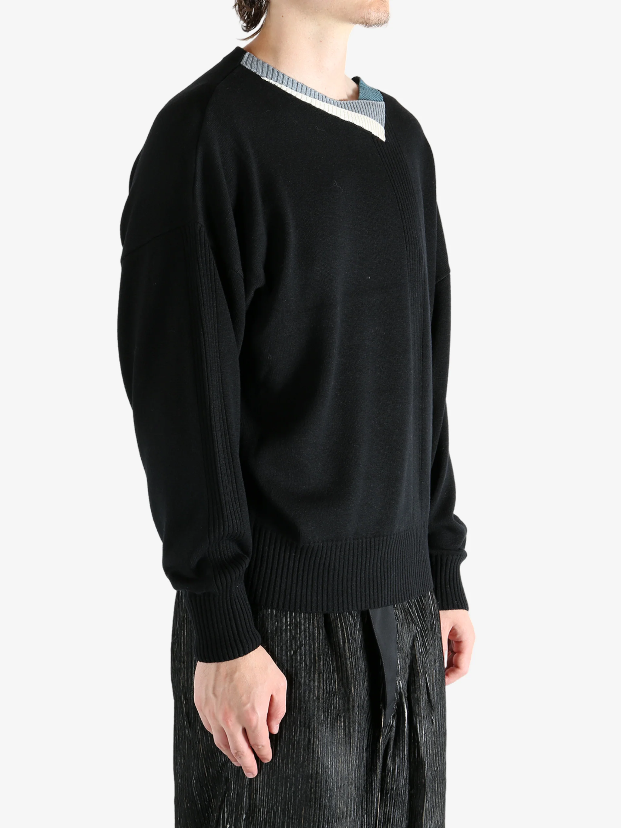KIKO KOSTADINOV - Men Vig Multi Collar Jumper - Image 2