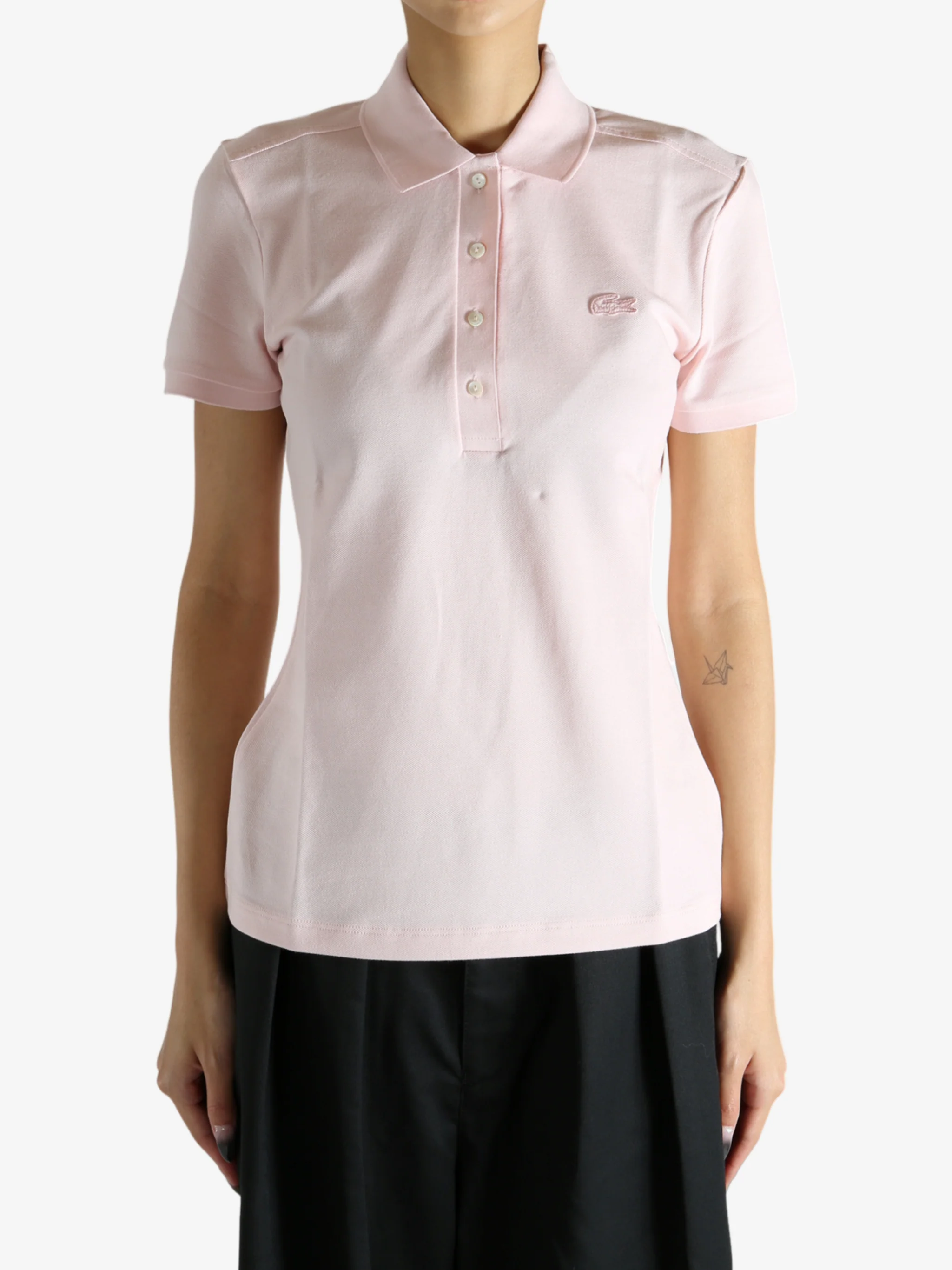 LACOSTE - Women L.12.D Slim Fit Stretch Mini Piqué Polo Shirt