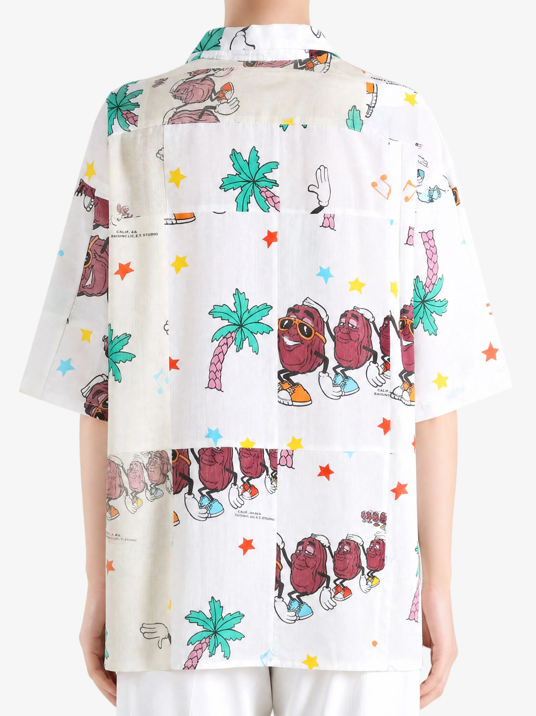 SILLAGE - Unisex Made Vintage California Raisin Eight Short Sleeve Overshirt - Image 3