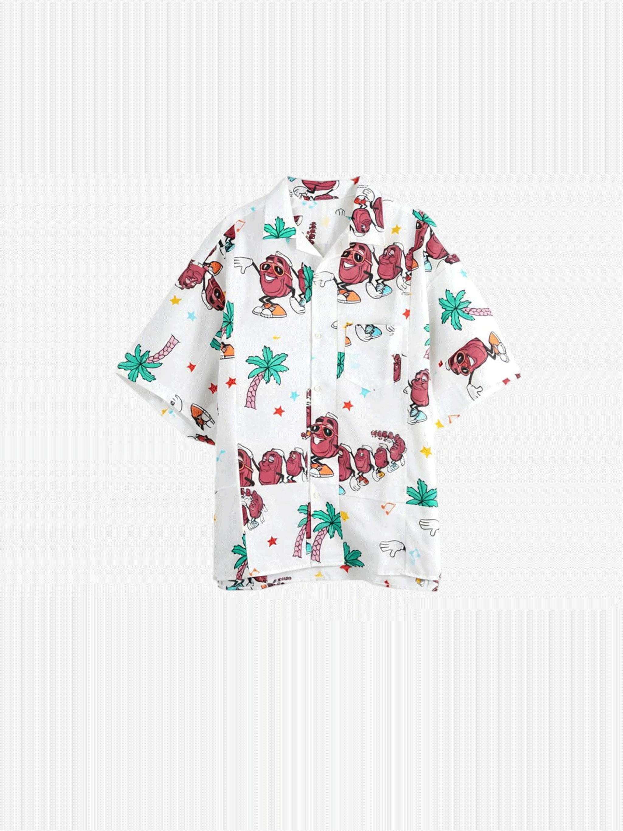 SILLAGE - Unisex Made Vintage California Raisin Two Short Sleeve Overshirt - Image 4