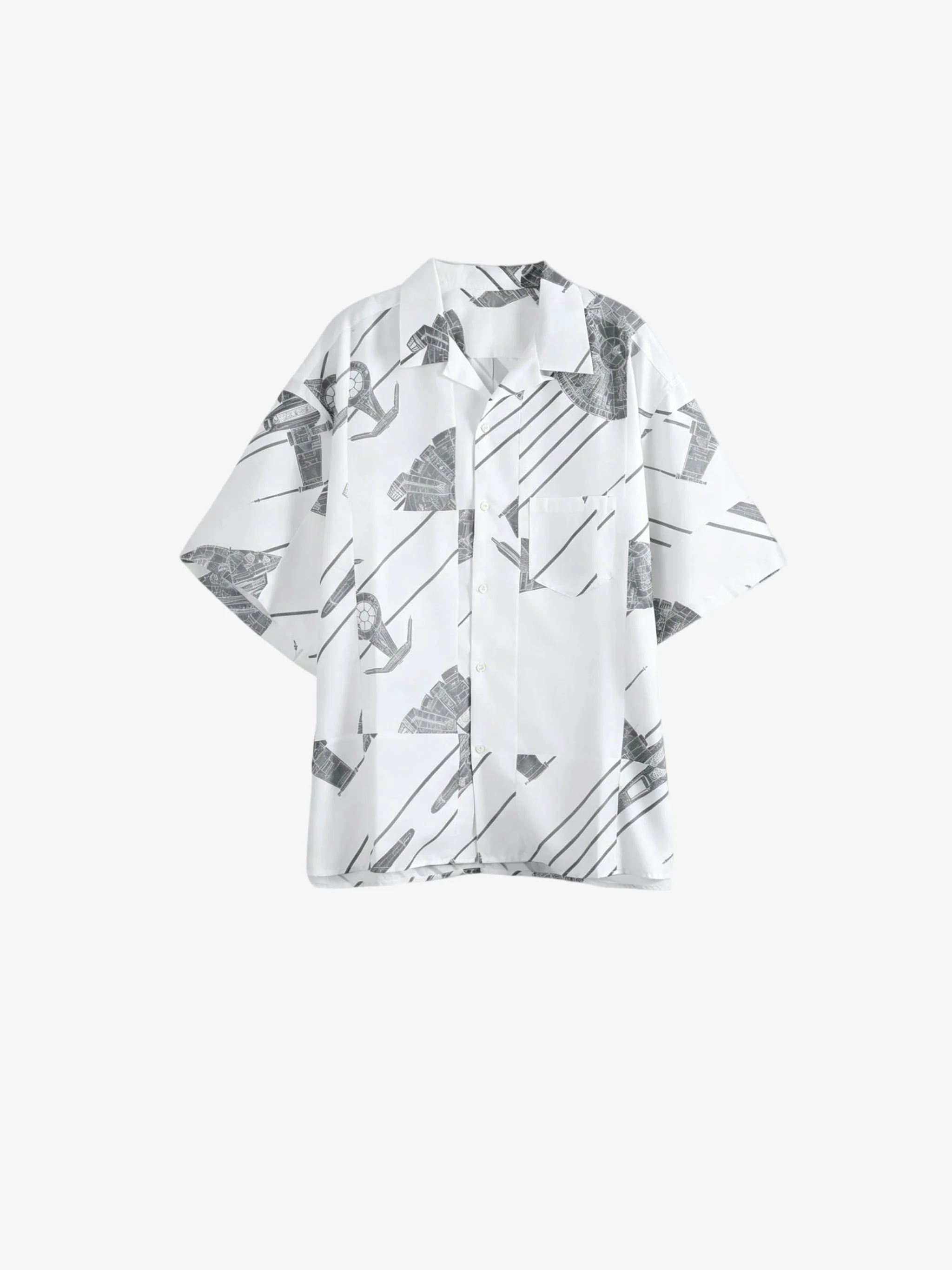 SILLAGE - Unisex Made Vintage Starwars Four Short Sleeve Overshirt - Image 4