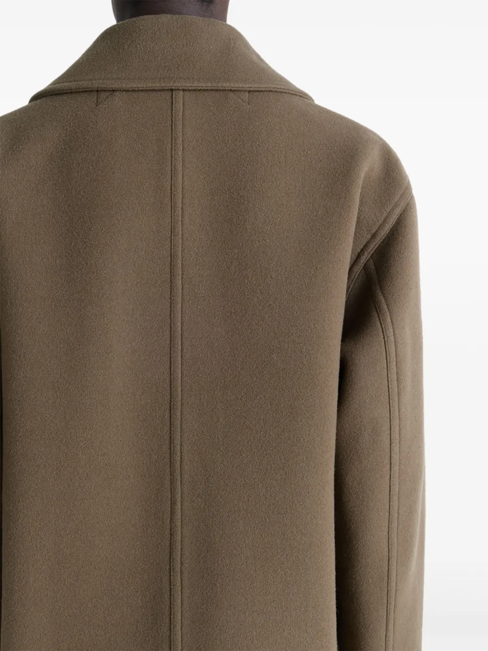 LEMAIRE - Men Boxy Peacoat Jacket - Image 3