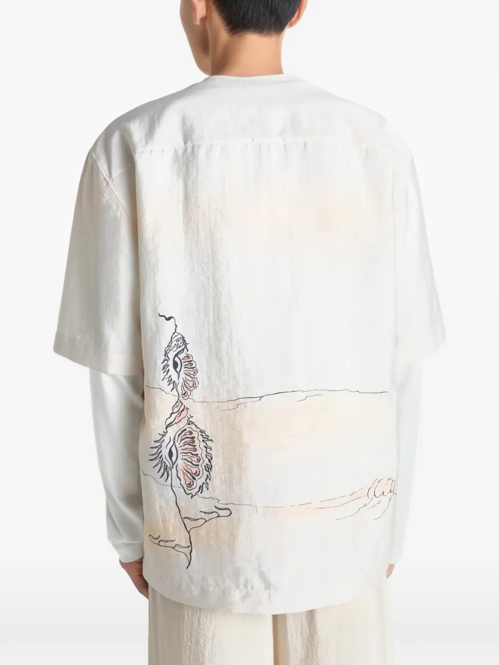 LEMAIRE - Men Button Neck Top - Image 4