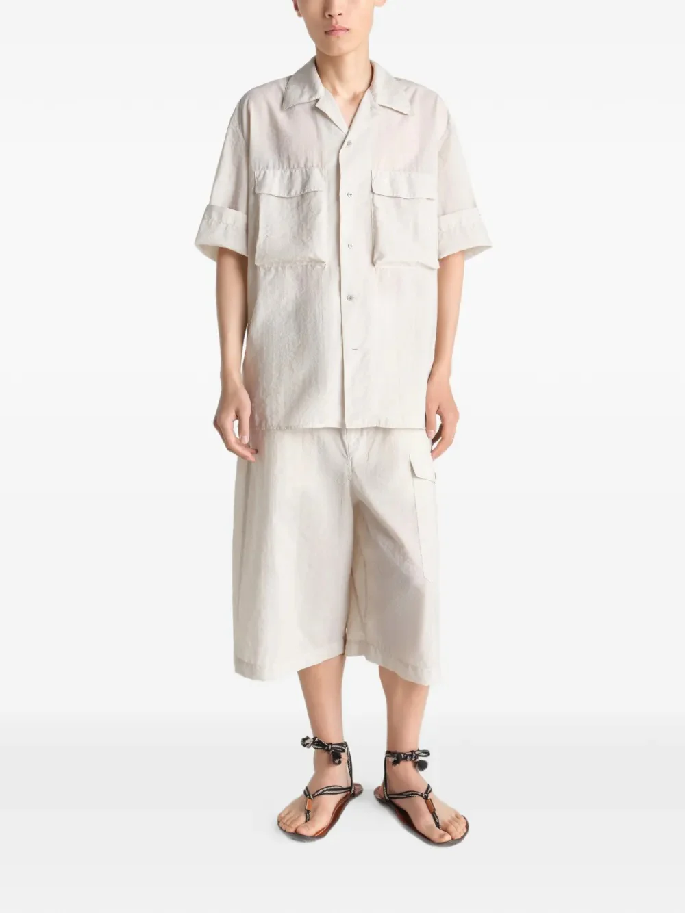 LEMAIRE - Men Cargo Easy Shorts - Image 4