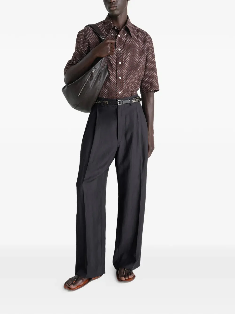 LEMAIRE - Men Pleated Tailored Pants - Image 4