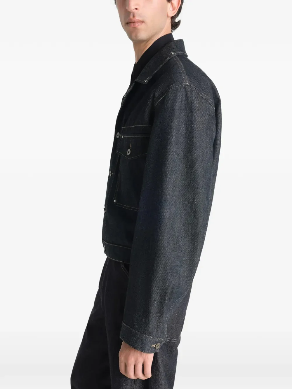 LEMAIRE - Men Trucker Jacket with Studs - Image 2