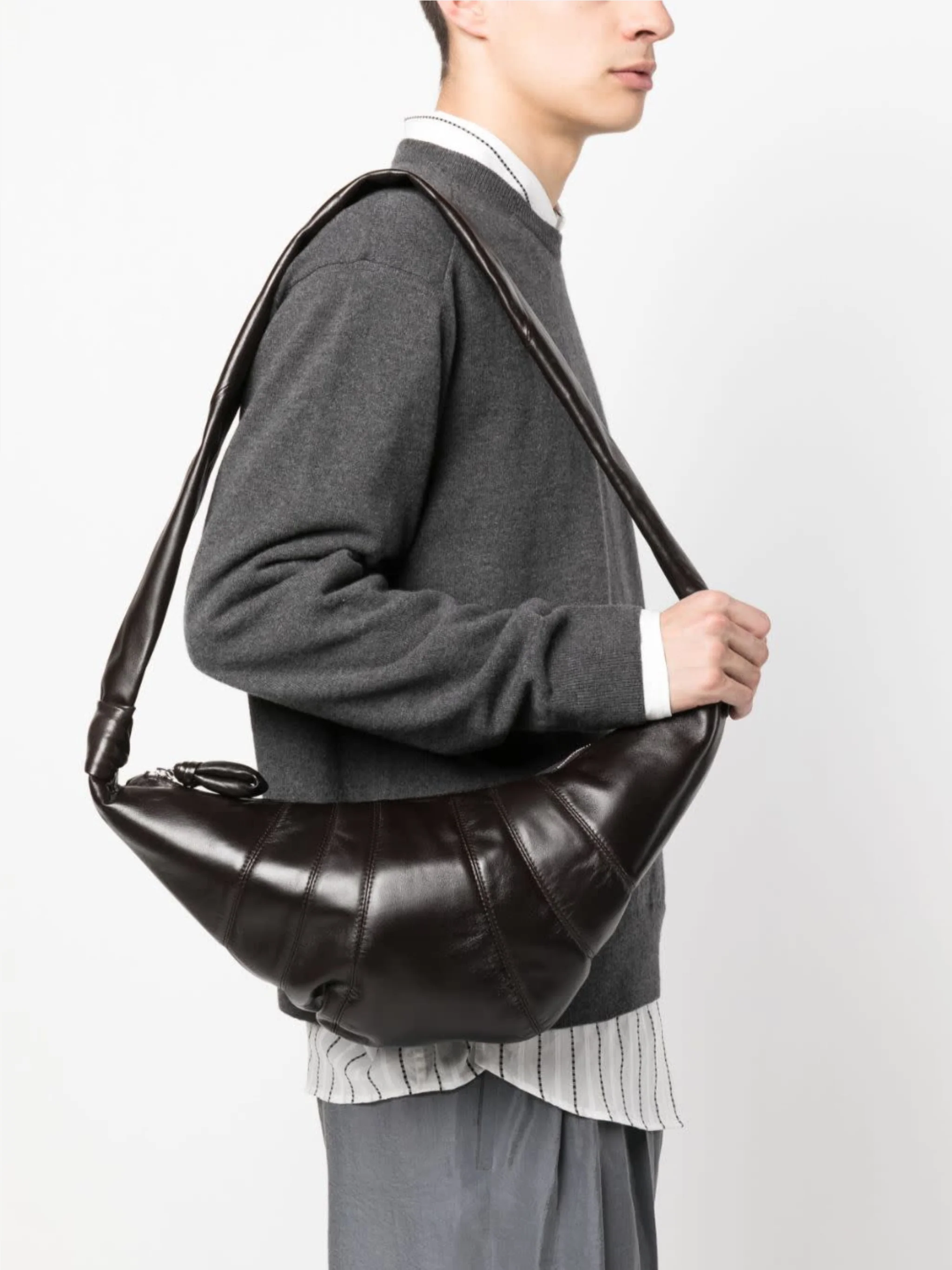 LEMAIRE - Unisex Soft Nappa Medium Croissant Bag - Image 2