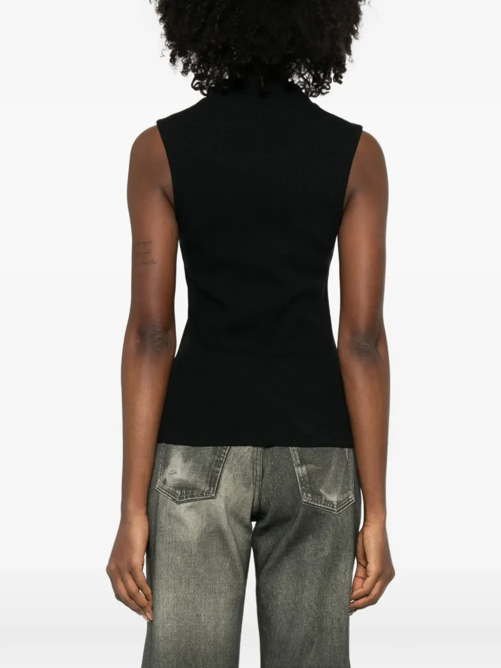 LEMAIRE - Women Asymmetrical Fitted Top - Image 3