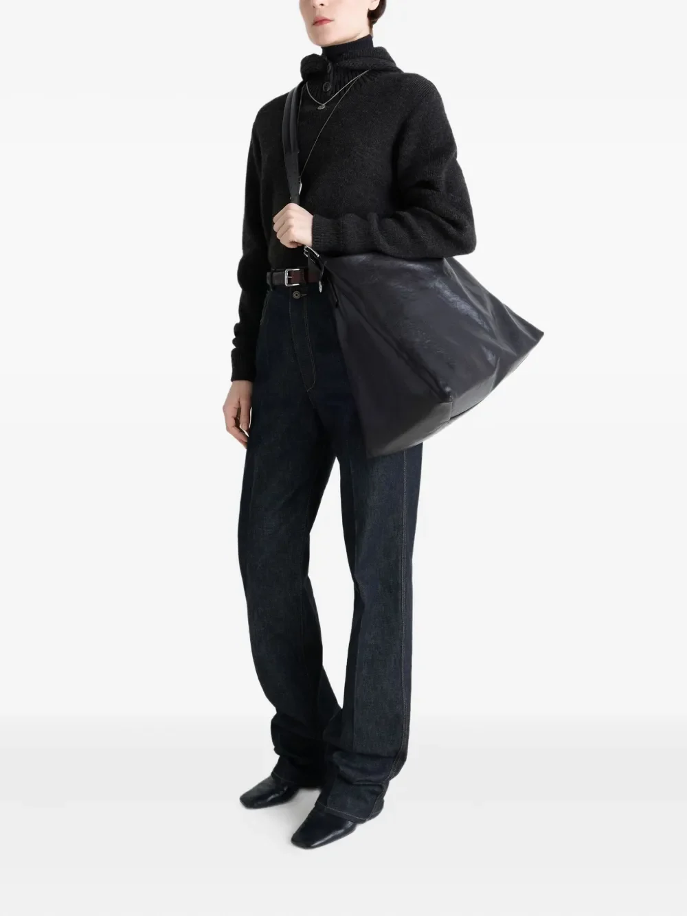 LEMAIRE - Unisex Belted Hobo Bag - Image 3