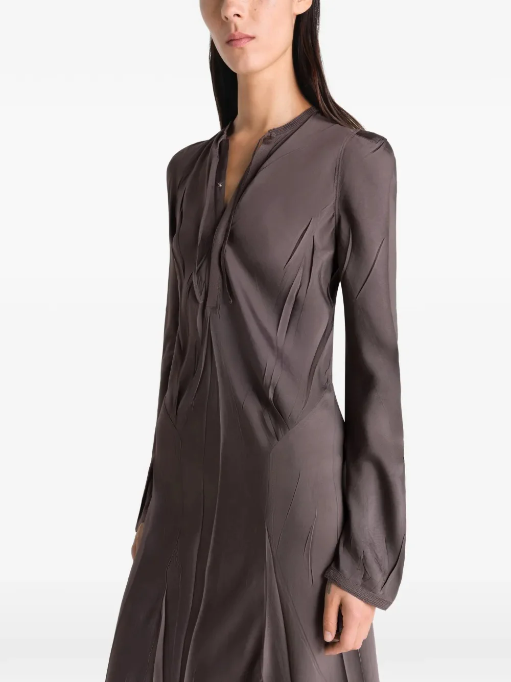 LEMAIRE - Women Creased Bias Dress - Image 2