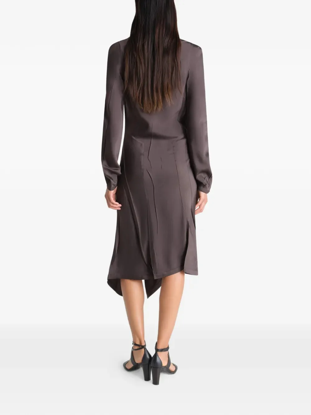 LEMAIRE - Women Creased Bias Dress - Image 3
