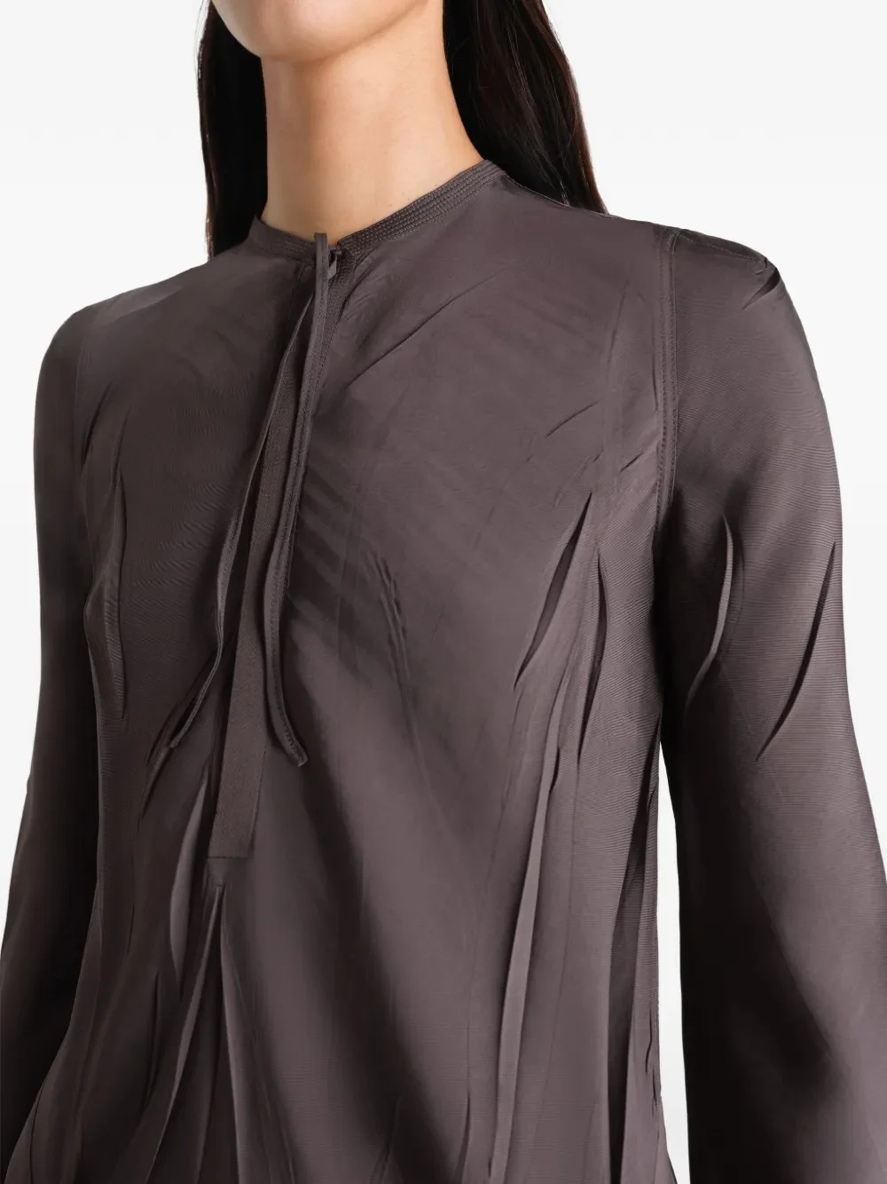 LEMAIRE - Women Creased Bias Dress - Image 4