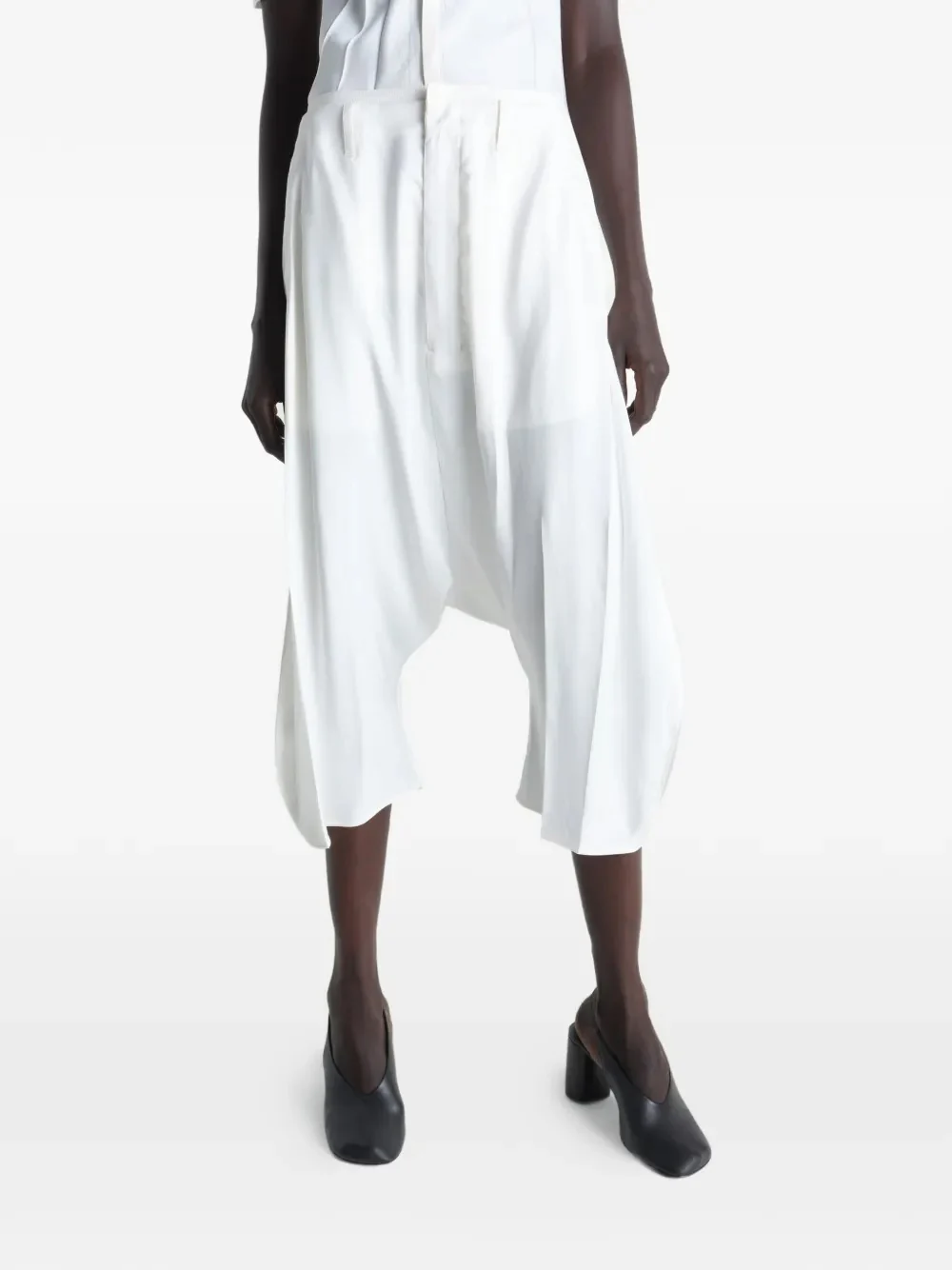 LEMAIRE - Women Creased Dropped Crotch Bermudas