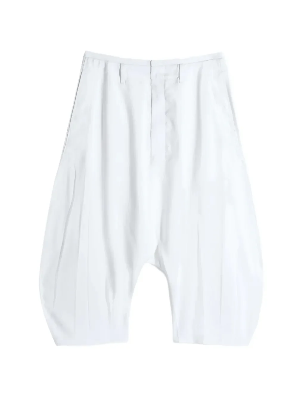 LEMAIRE - Women Creased Dropped Crotch Bermudas - Image 6