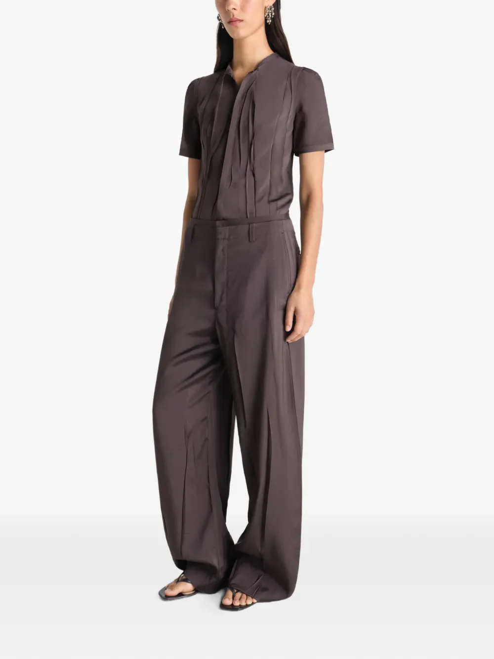 LEMAIRE - Women Creased Soft Pants - Image 4