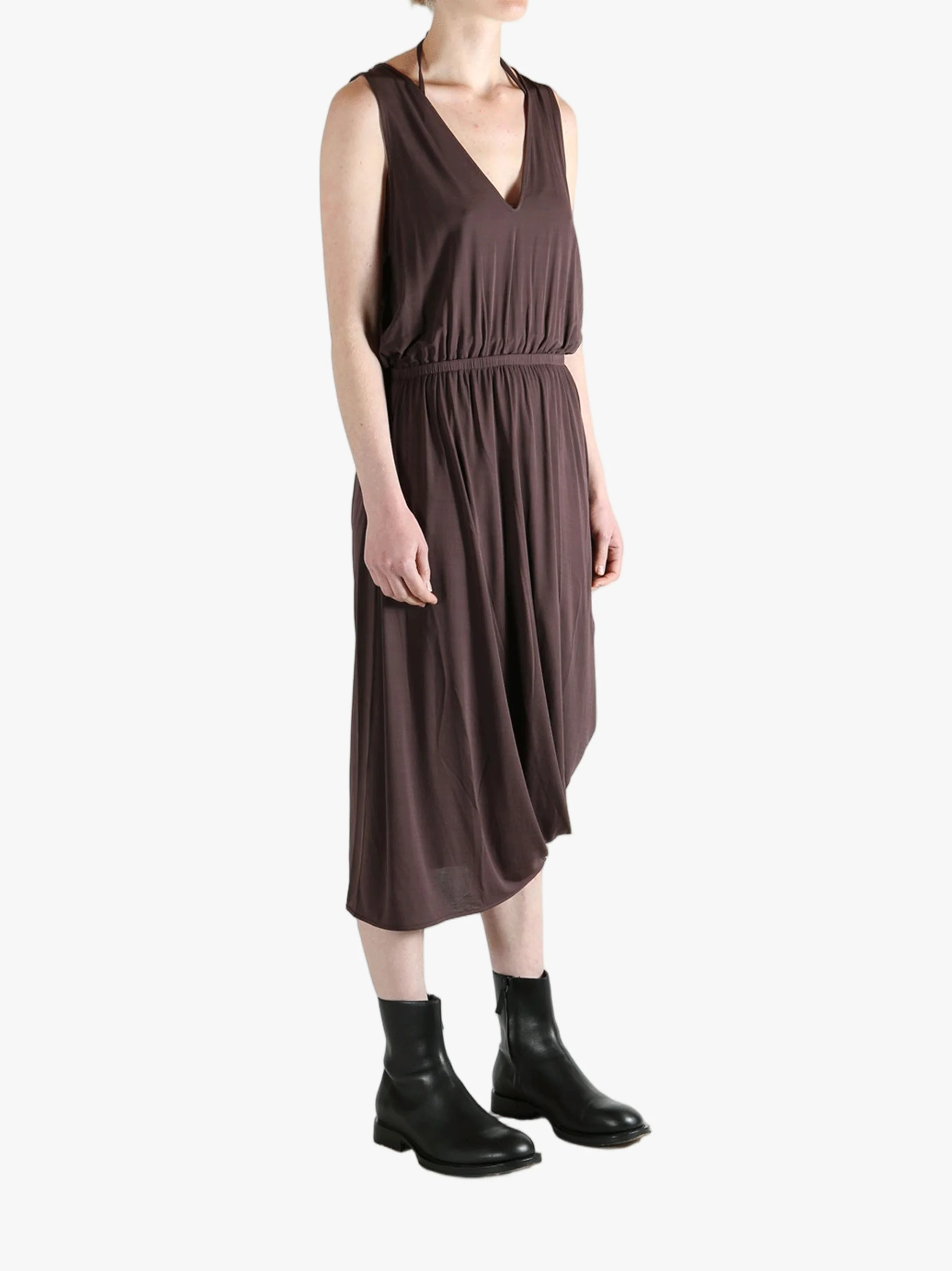 LEMAIRE - Women Double Layer Drape Dress - Image 2