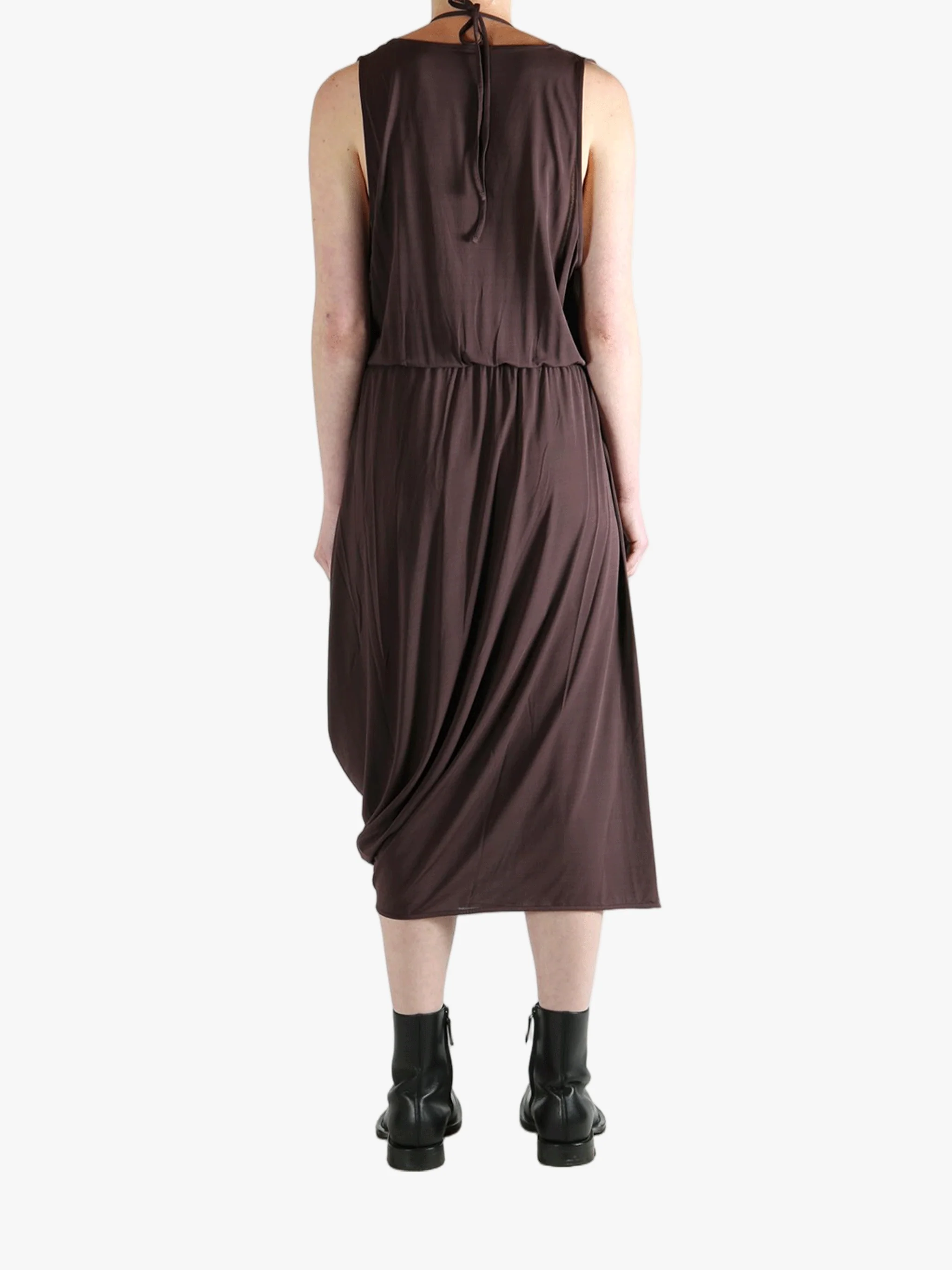 LEMAIRE - Women Double Layer Drape Dress - Image 3