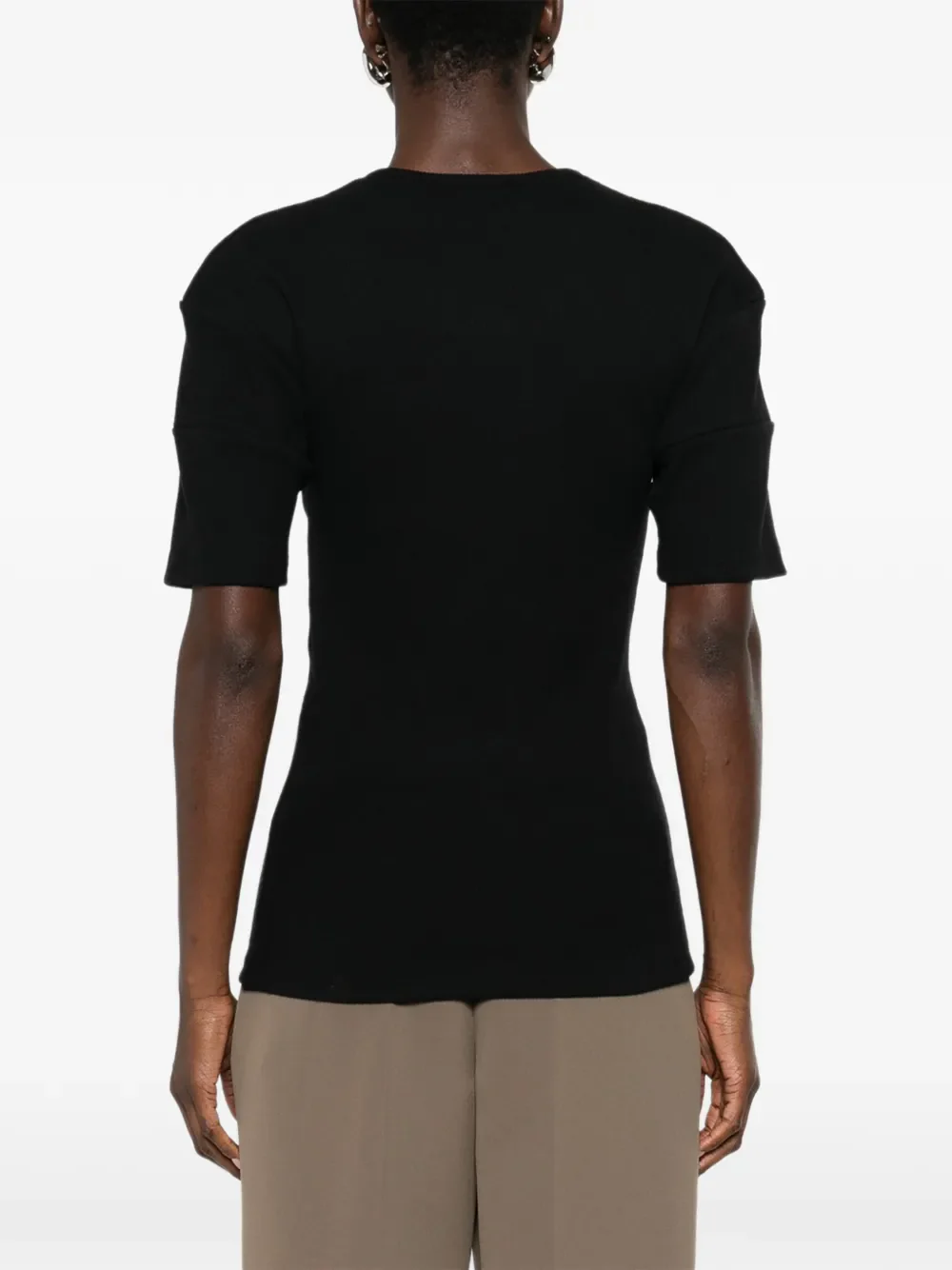 LEMAIRE - Women Fitted Henley Shirt - Image 3