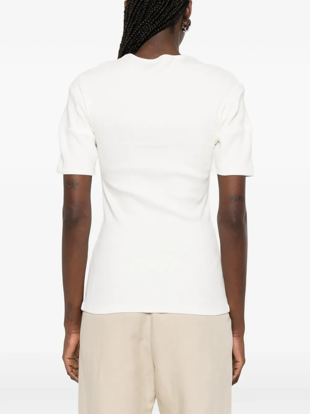 LEMAIRE - Women Fitted Henley Shirt - Image 3