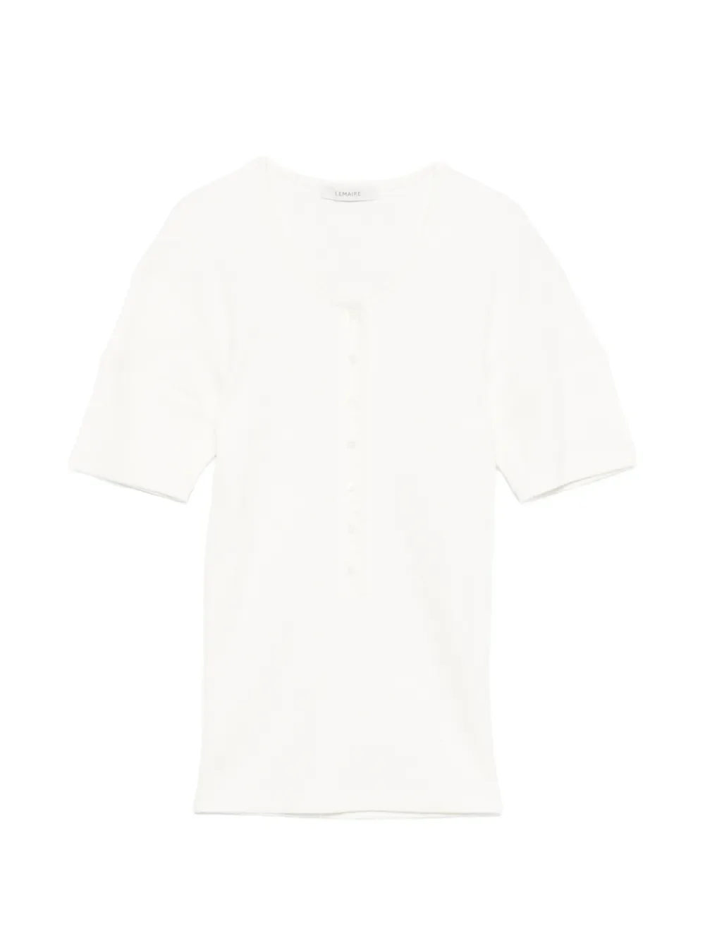 LEMAIRE - Women Fitted Henley Shirt - Image 5