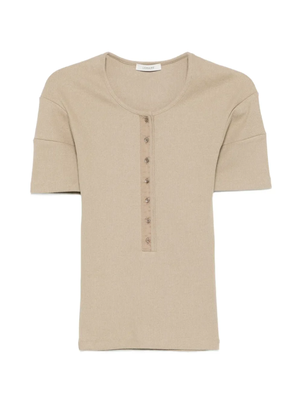 LEMAIRE - Women Fitted Henley Shirt - Image 5