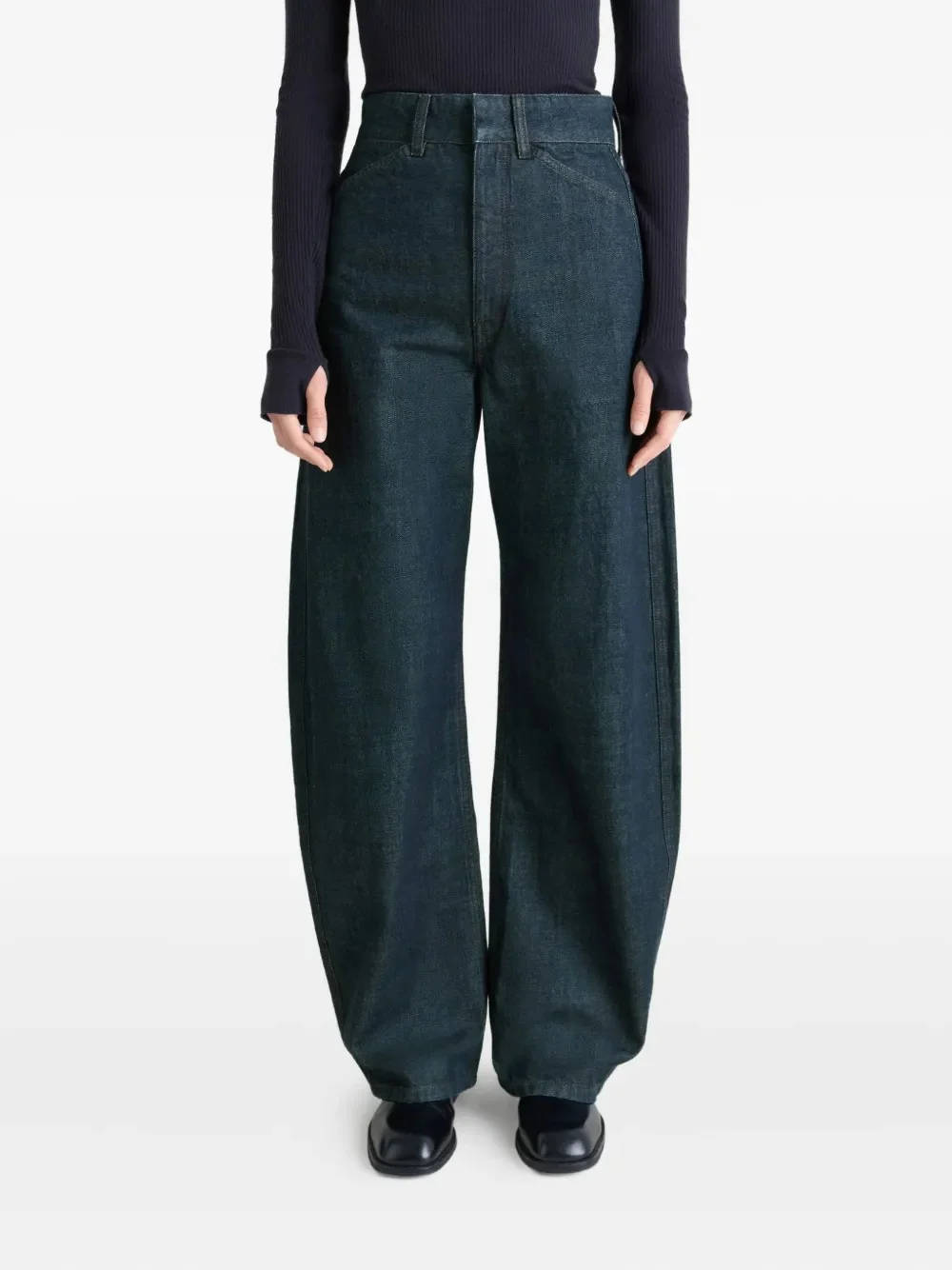 LEMAIRE - Women High Waisted Curved Pants