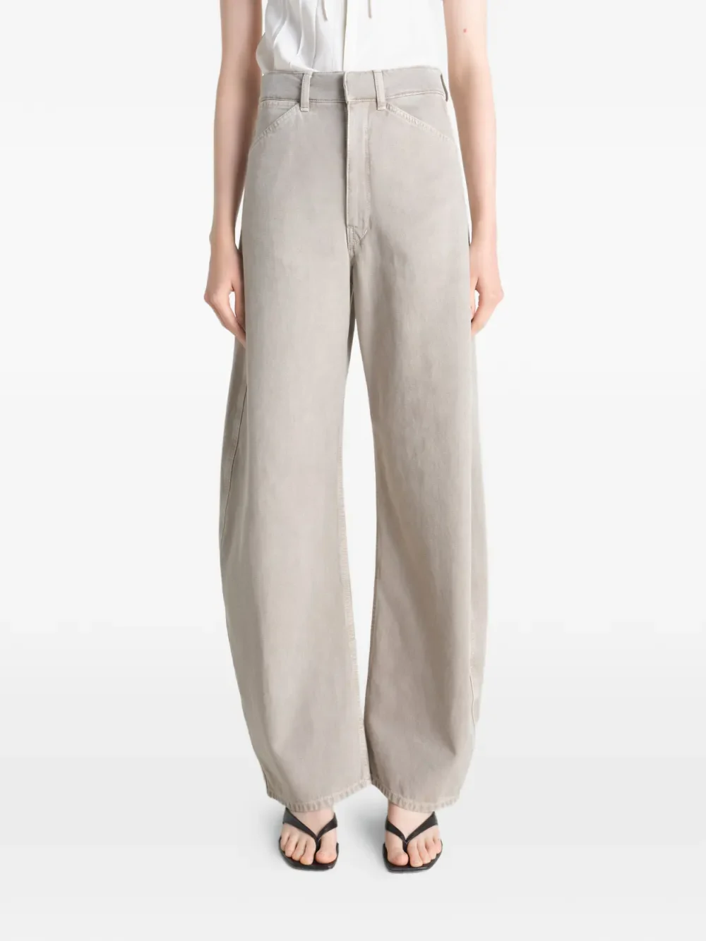 LEMAIRE - Women High Waisted Curved Pants