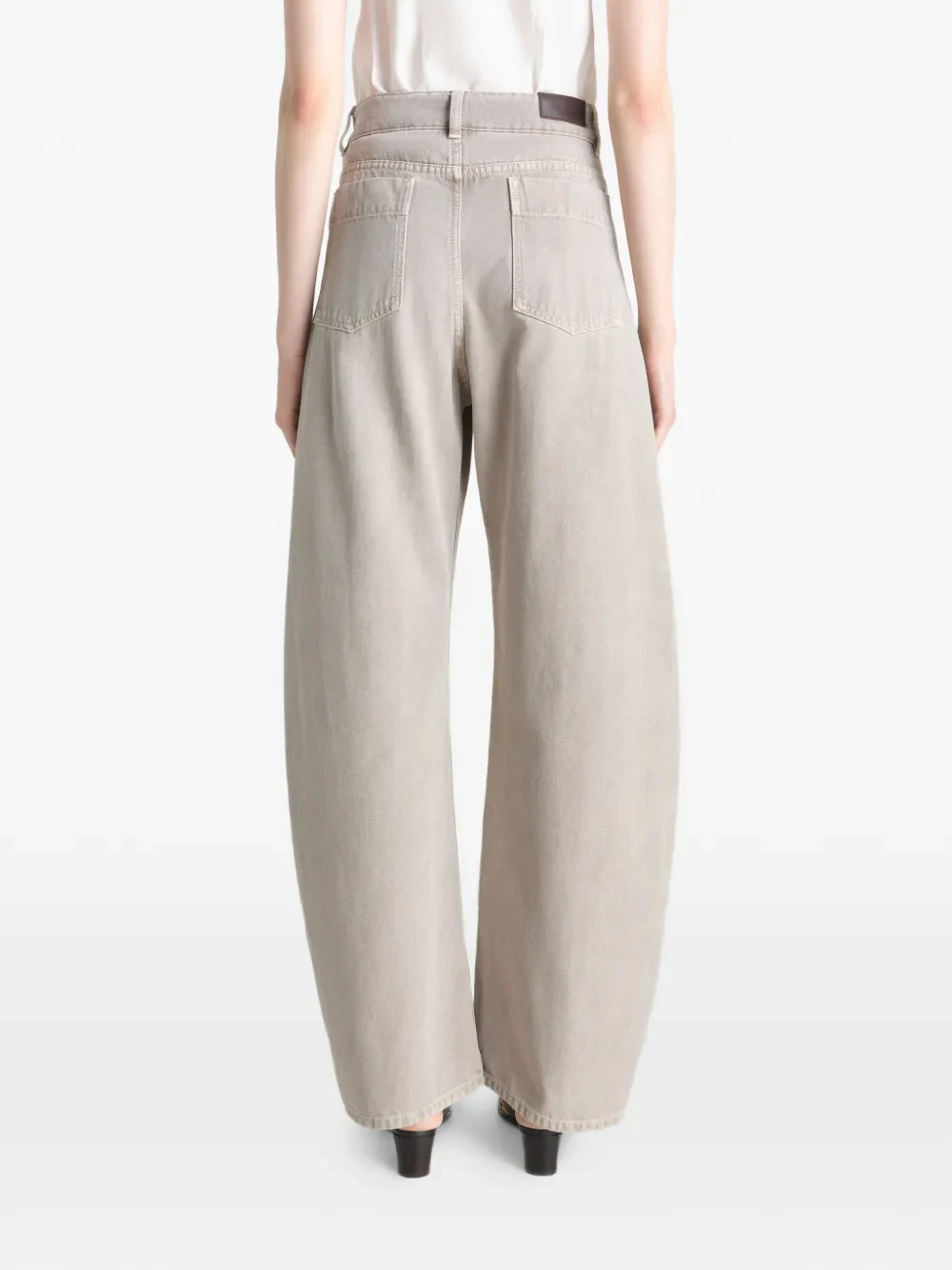 LEMAIRE - Women High Waisted Curved Pants - Image 3