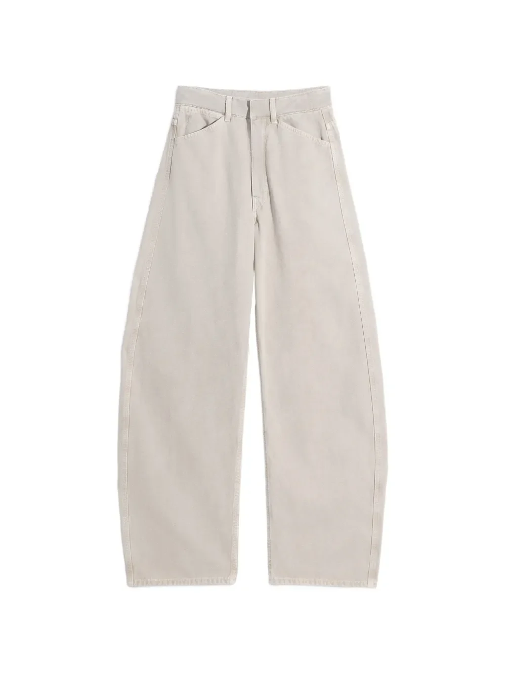 LEMAIRE - Women High Waisted Curved Pants - Image 6