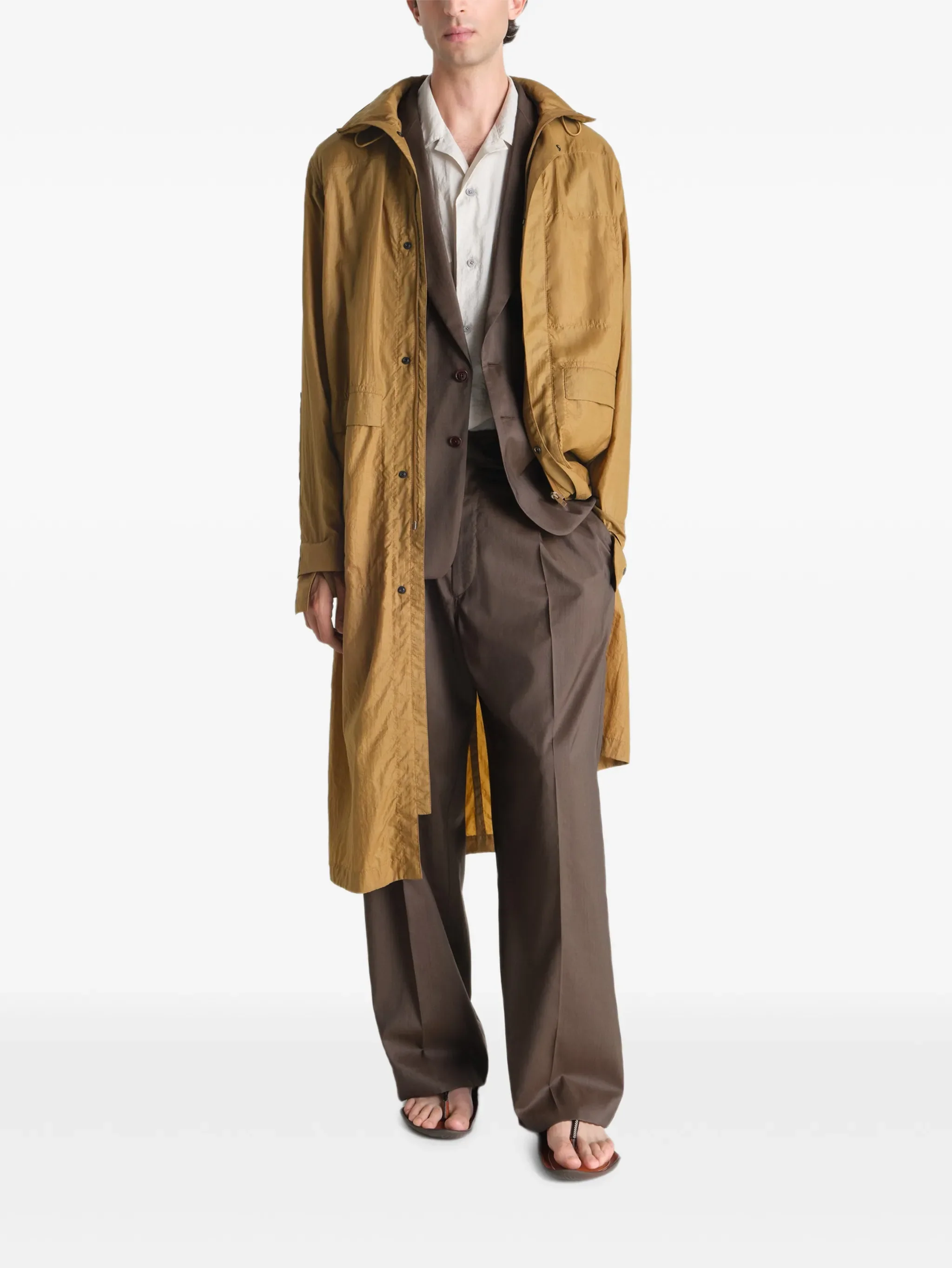 LEMAIRE - Women Hooded Raincoat - Image 2