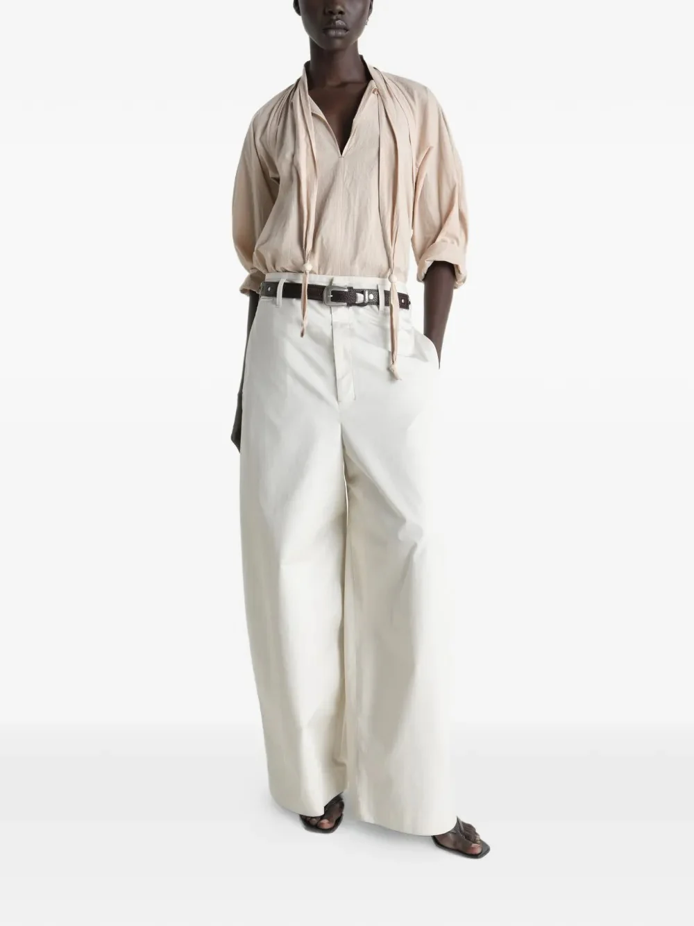 LEMAIRE - Women Large Chino Pants - Image 4