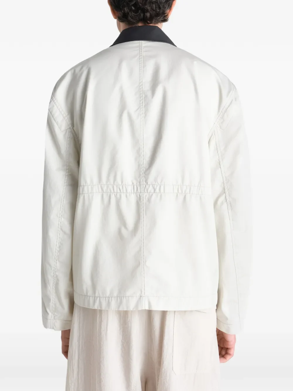 LEMAIRE - Women Leather Collar Blouson - Image 3