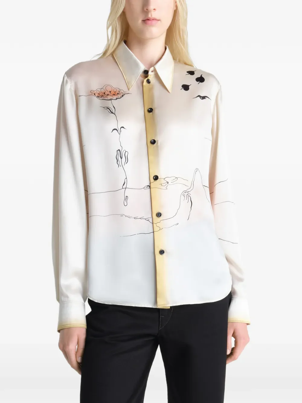 LEMAIRE - Women Pointed Collar Shirt