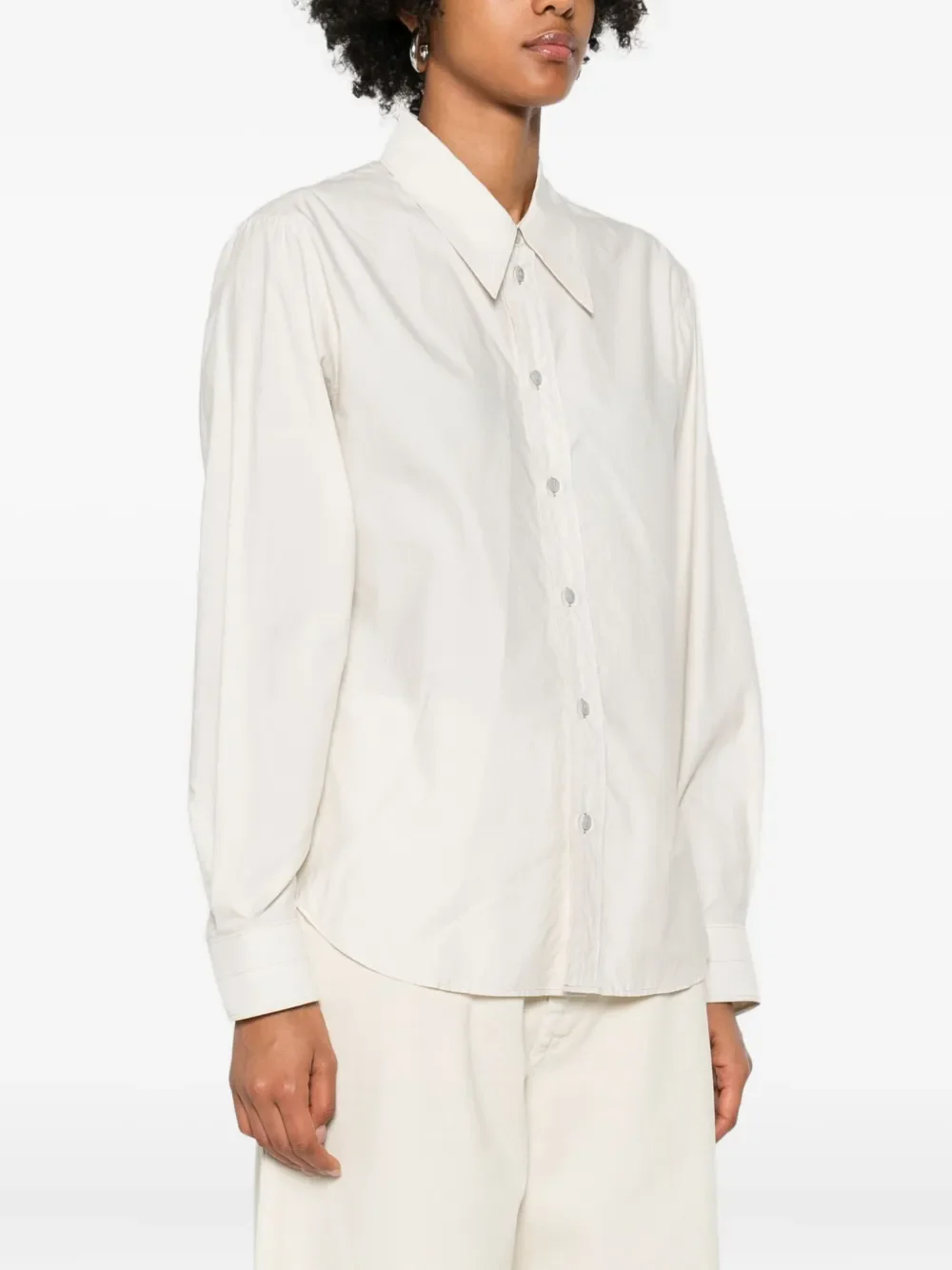 LEMAIRE - Women Pointed Collar Shirt - Image 2