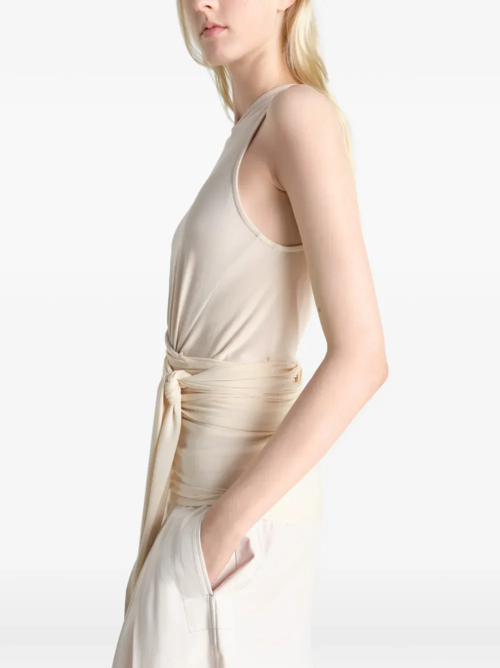 LEMAIRE - Women Sleeveless Wrap Top - Image 2