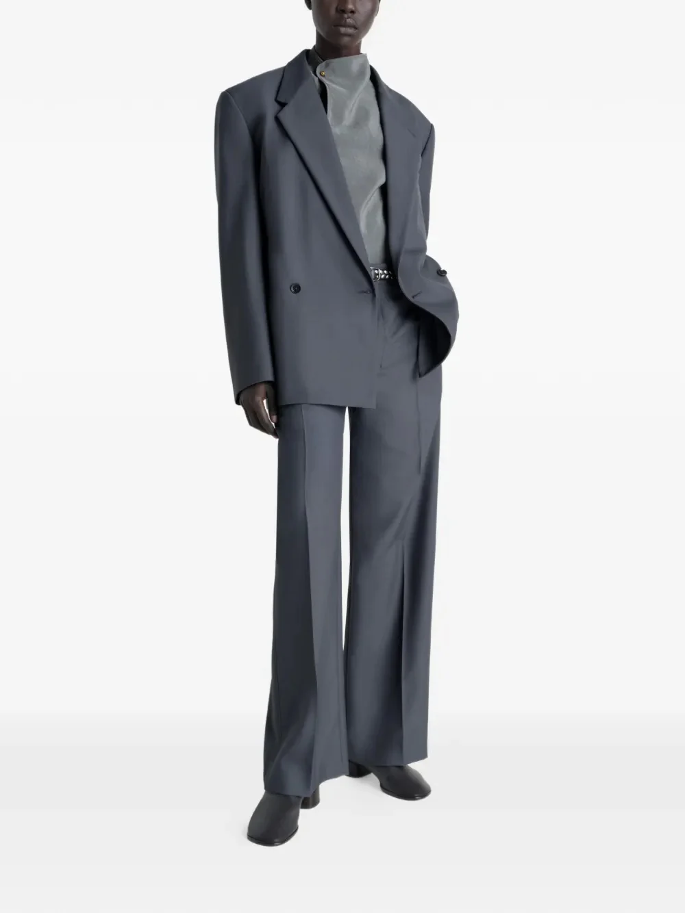 LEMAIRE - Women Soft Collar Top - Image 4