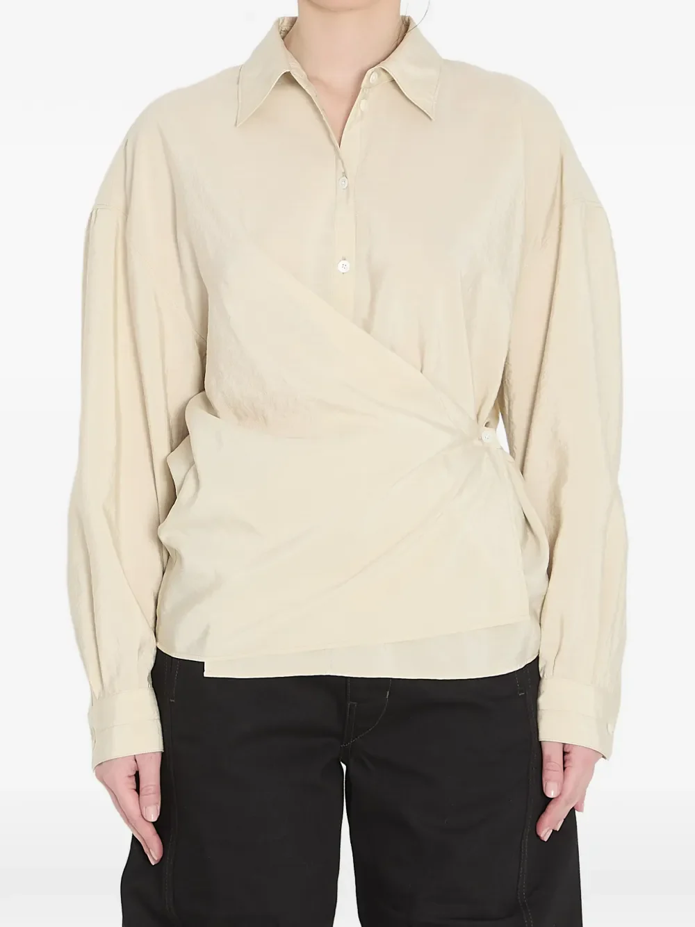 LEMAIRE - Women Straight Collar Twisted Shirt