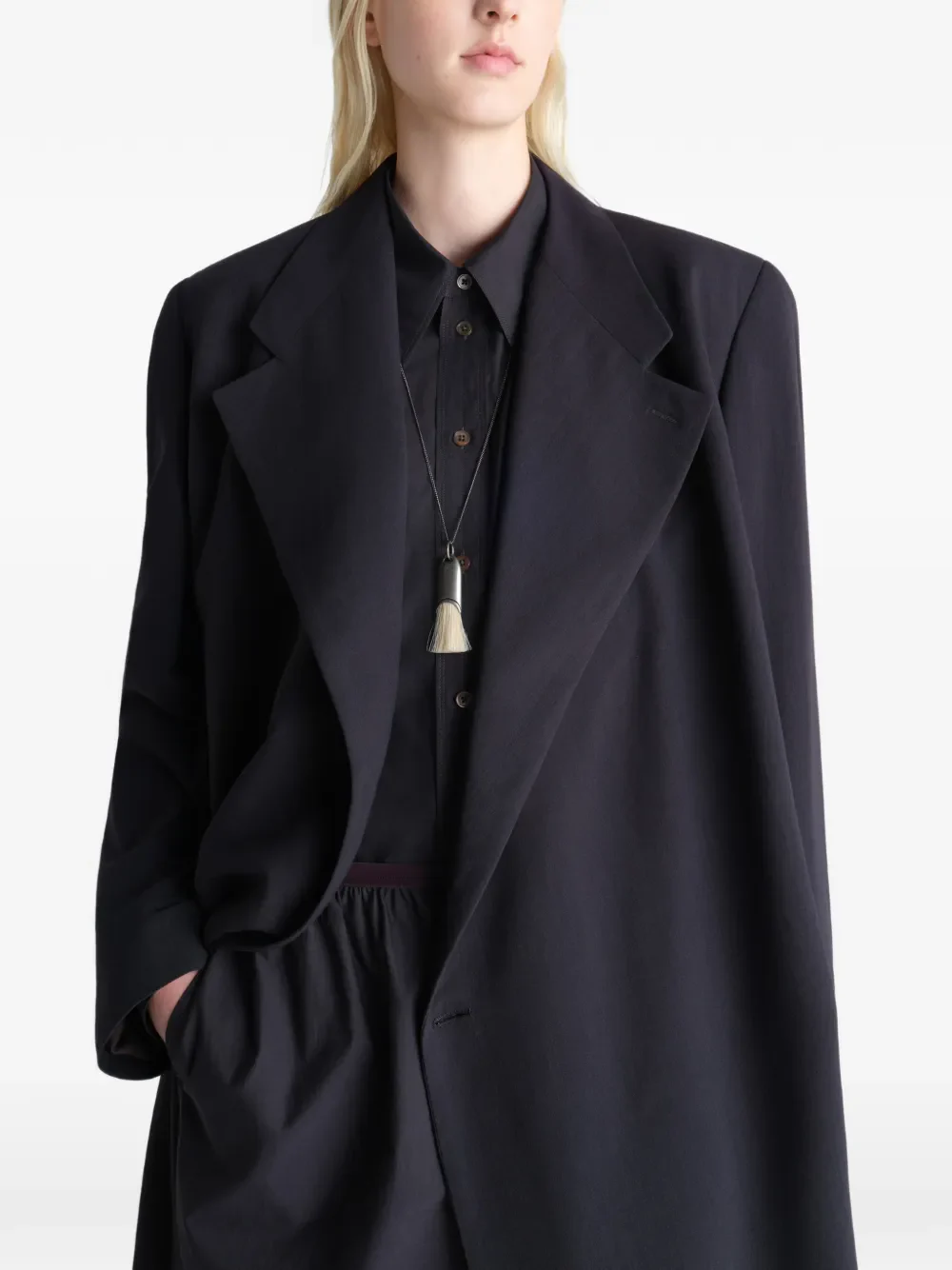 LEMAIRE - Women Wrap Over Coat - Image 4
