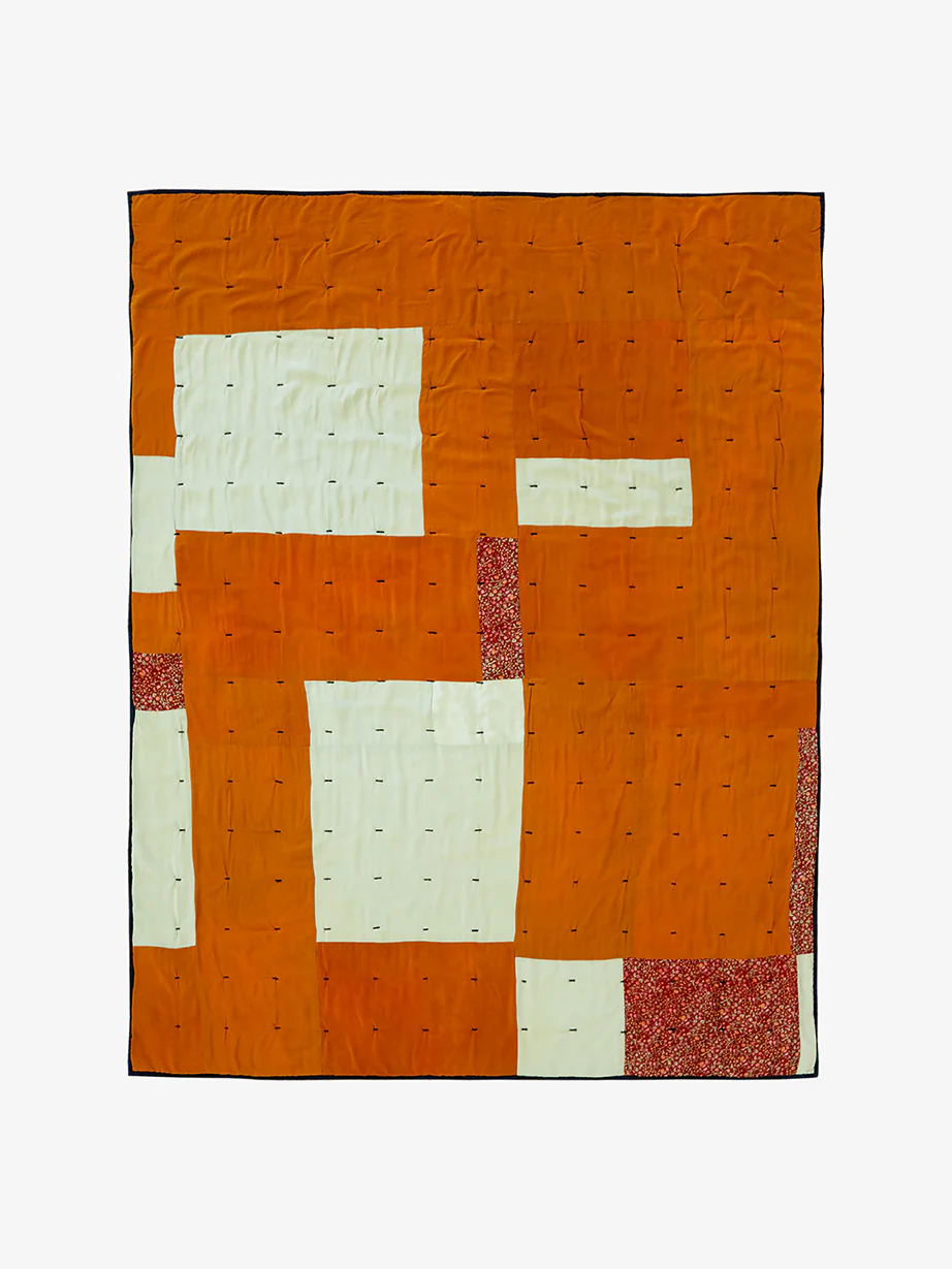 LILY RASKIND - Reversible Silk Quilt - Image 3