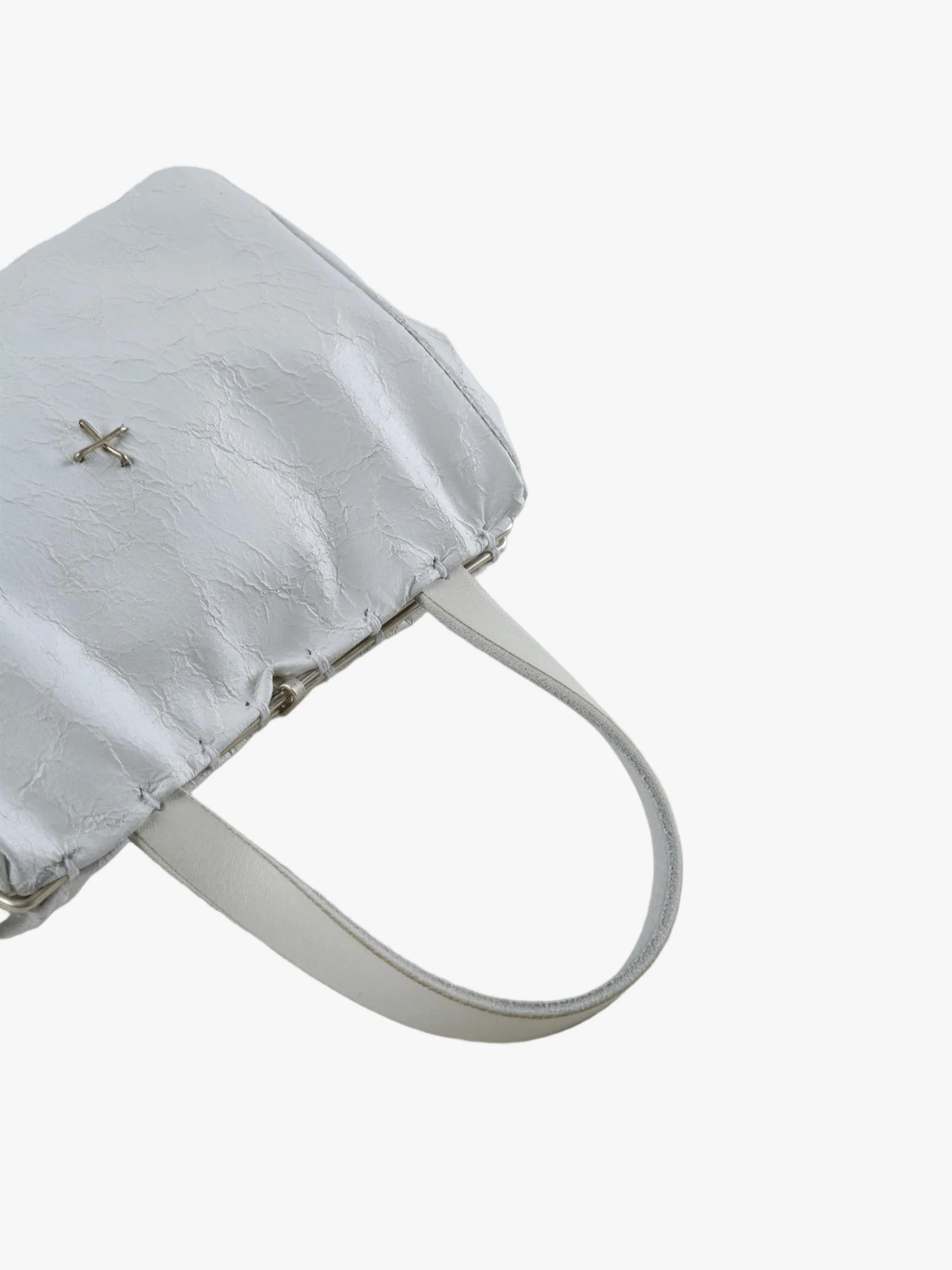 MA+ - Unisex Extra Small Silver Rim Hand Bag - Image 3