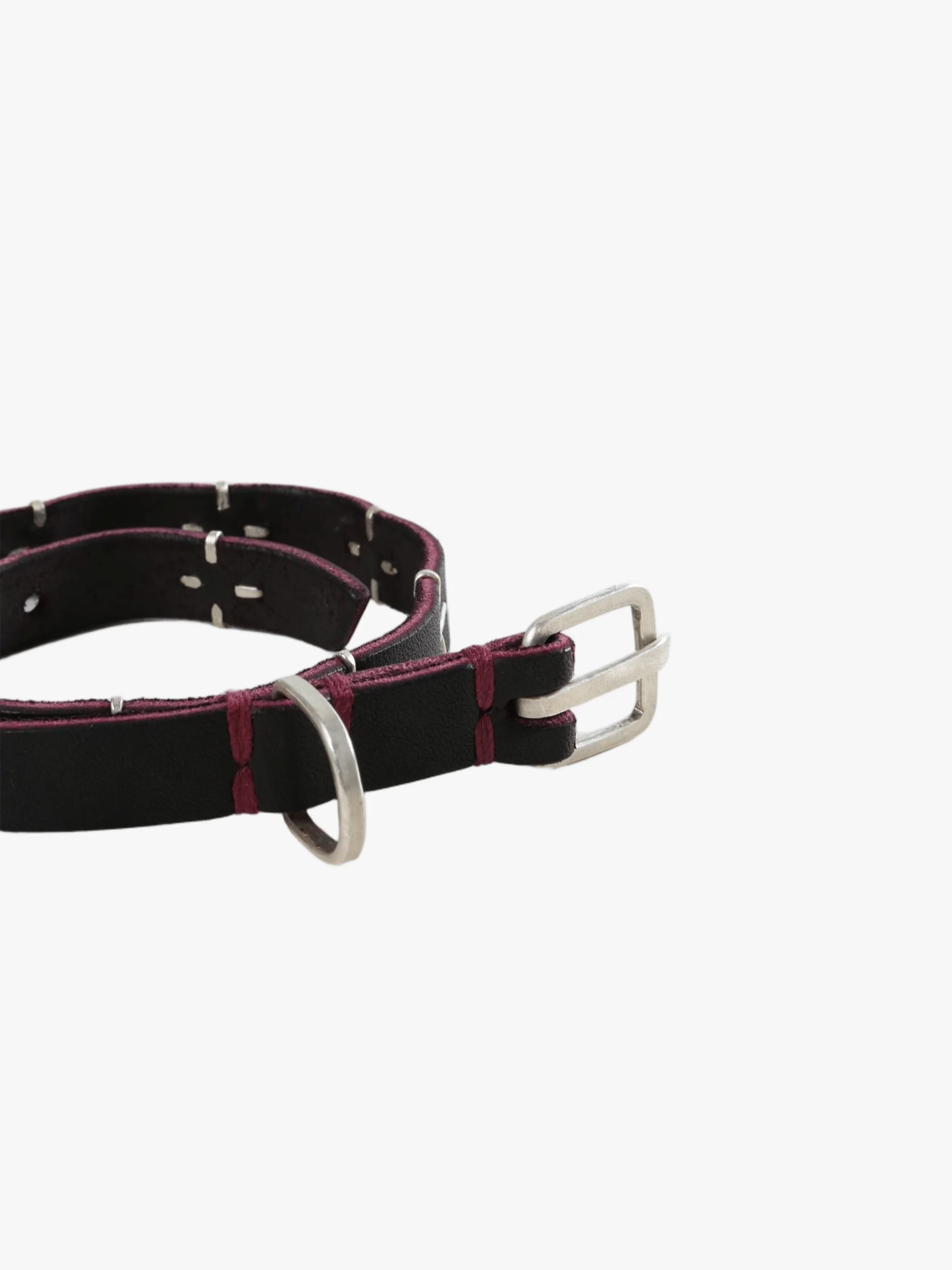 MA+ - Unisex Thin Silver Crosses Choker - Image 3
