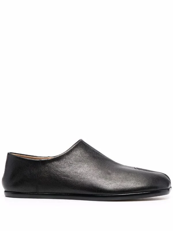 MAISON MARGIELA - Men Tabi Leather Babouches Slip On Flats