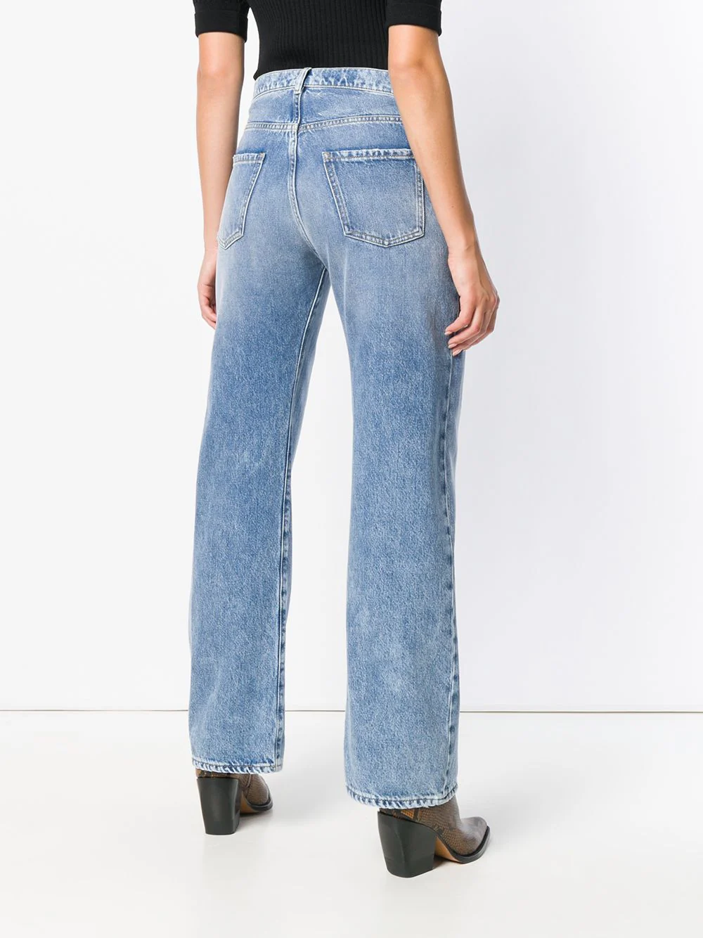 MAISON MARGIELA - Women Straight Jean with Contrast Pockets - Image 3