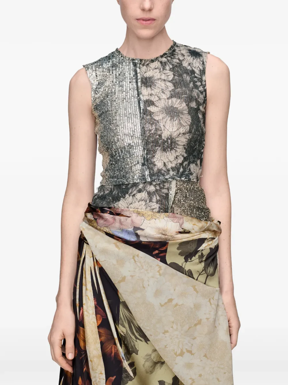 MAISON MARGIELA - Women Sequined Top