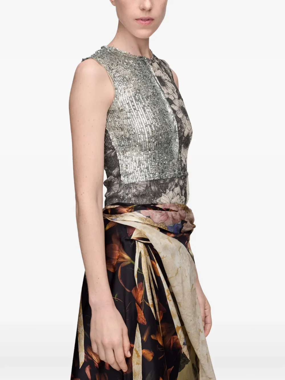 MAISON MARGIELA - Women Sequined Top - Image 2