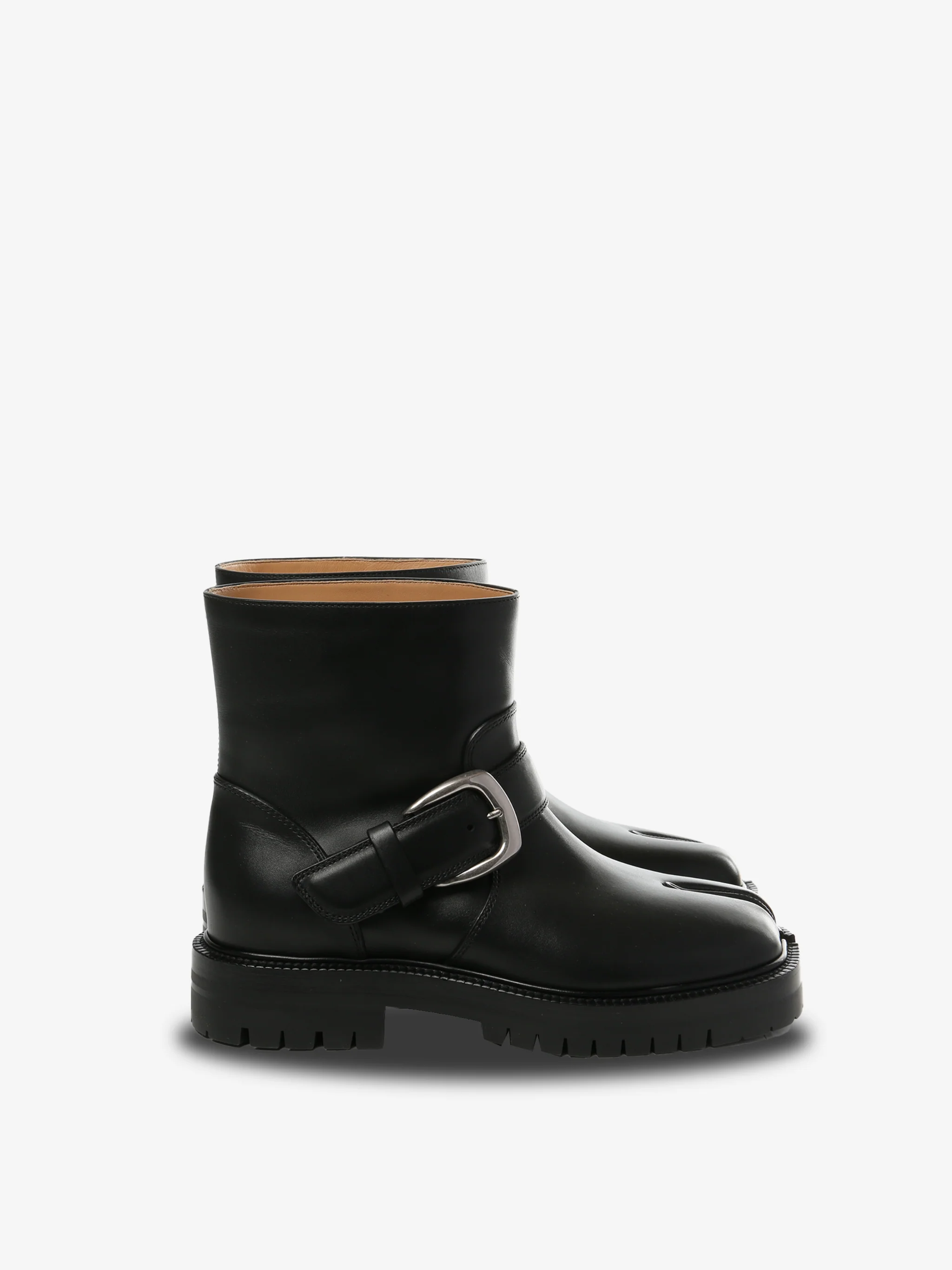 MAISON MARGIELA - Women Tabi County Buckle Ankle Boots